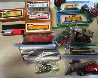 Small assortment of trains