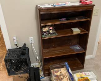 Nice wooden bookshelf… $40