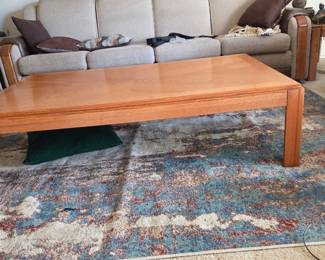 Oak coffee table