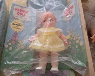 Vinyl Caucasian Kewpie Doll