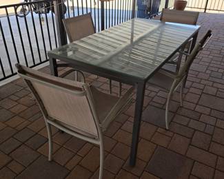 Patio Table and 4 Chairs