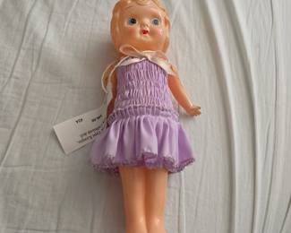 Vintage Japan Celluloid Girl Doll Kewpie Frozen Charlotte