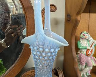 Duncan and Miller Glass Hobnail Vase