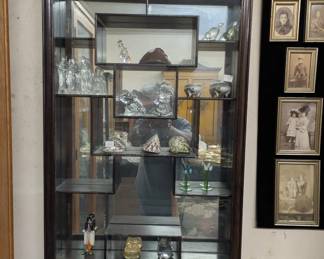 Chinese Wall Cabinet with Glass door
