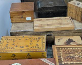 Vintage Inlaid Boxes