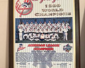 Yankee 1999 Championship print 