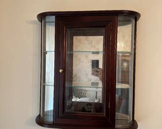Mahogany hanging cabinet 
