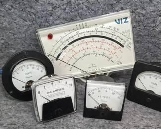 DW114 RCA, NJE and Simpson Voltage Meter Movement Components
