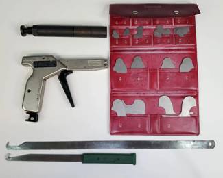 DW190 Radius gage set, wire tie tool and more