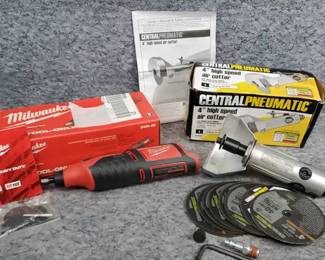 DW187 4Inch High Speed Air Cutter, Milwaukee Cordless Rotary Tool