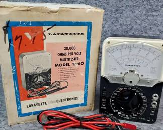 DW121 Lafayette 30,000 Ohms Per Volt Model TE60 Multitester