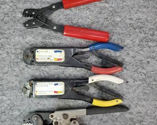 DW166 Four Industrial Electrical Wire Crimping Tools