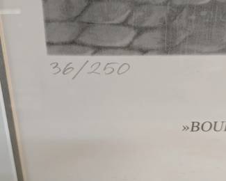 Signed and numbered edition