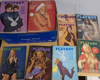 Vintage Playboy Magazine Lot