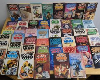 Doctor Who paperback lot