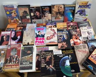 VHS Cassettes Lot