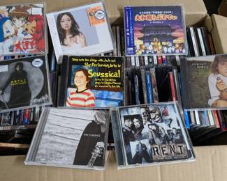 HUGE Box of CDs with Sealed Japan Imports