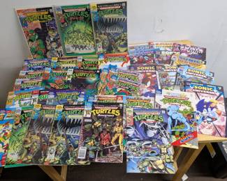Teenage Mutant Ninja Turtles / Sonic Comic Lot