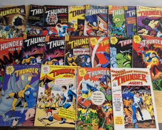 Thunder Agents Comic Book Lot x19