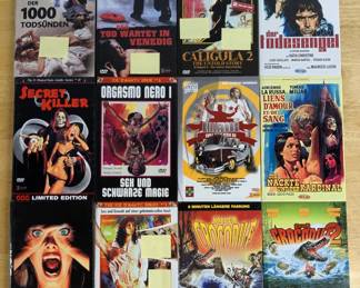 GREAT Import DVD Lot with amazing cases / titles
