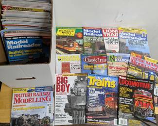 Railroad / Train Magazines - 74 issues