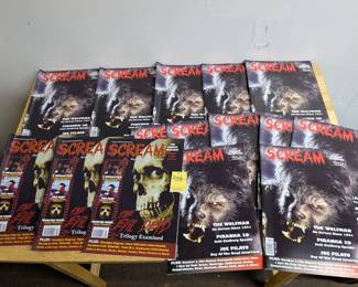 SCREAM - horror magazine lot