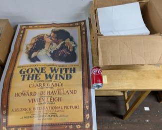 Gone With The Wind posters - case of 150 posters!