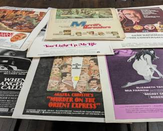 LARGE Movie Theater posters
