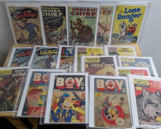 Vintage 10-cent 12-cent comics