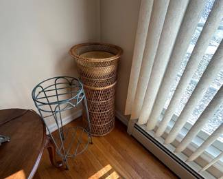 Planter and umbrella basket