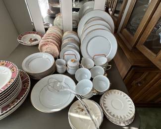 Assorted china