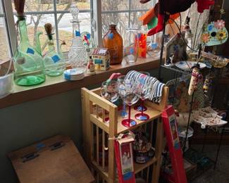 Glass and holiday items