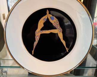 Erte 1987 The Alphabet A Charger $50