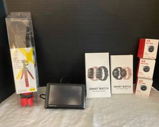 Small Computer Desk And Leather Swivel Chair