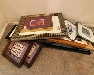 Mystery Art Lot With Shelf