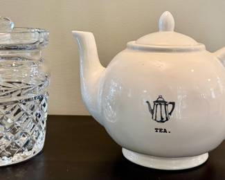 Waterford Biscuit Jar & Teapot
