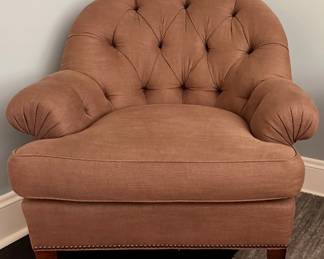 Hickory Chair Armchair with Nailhead Trim