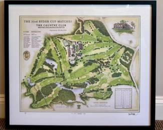 "The 33rd Ryder Cup Matches" A/P, Signed John Burgoyne