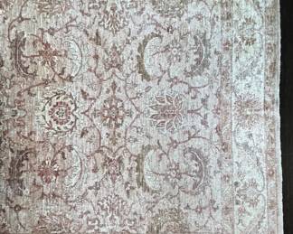 Hand Knotted Wool Area Rug