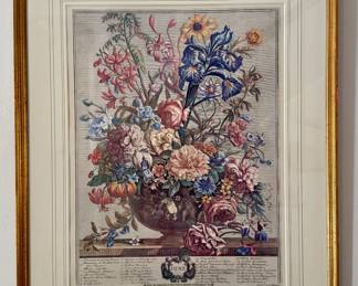 Robert Furber "June" Botanical Flowers Print