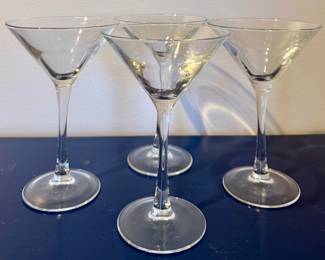 (4) Martini Glasses