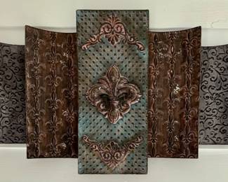 Fleur de Lis Metal Wall Art