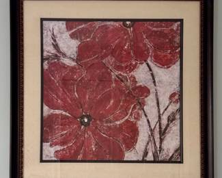 "Red Passion" Framed Print