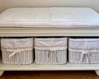 Pottery Barn Storage Bench