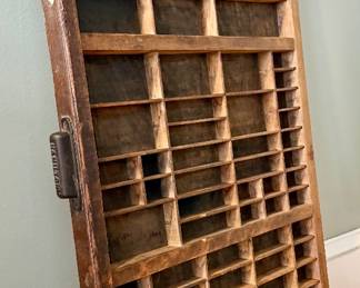 Vintage Printer's Tray