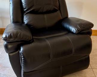 Leather Power Recliner Armchair