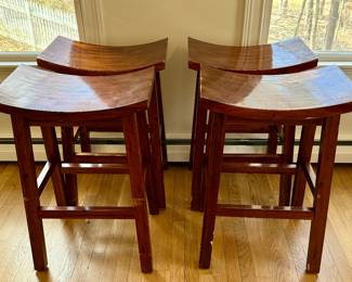 (4) Saddle Stools
