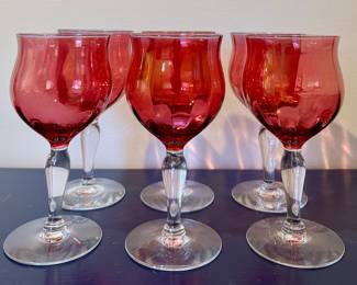 (6) Wine Glasses