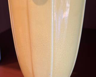 27. McCoy Yellow Vase (9") 