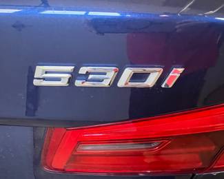 148. BMW 530i 2019 31,500 miles, (new tires)